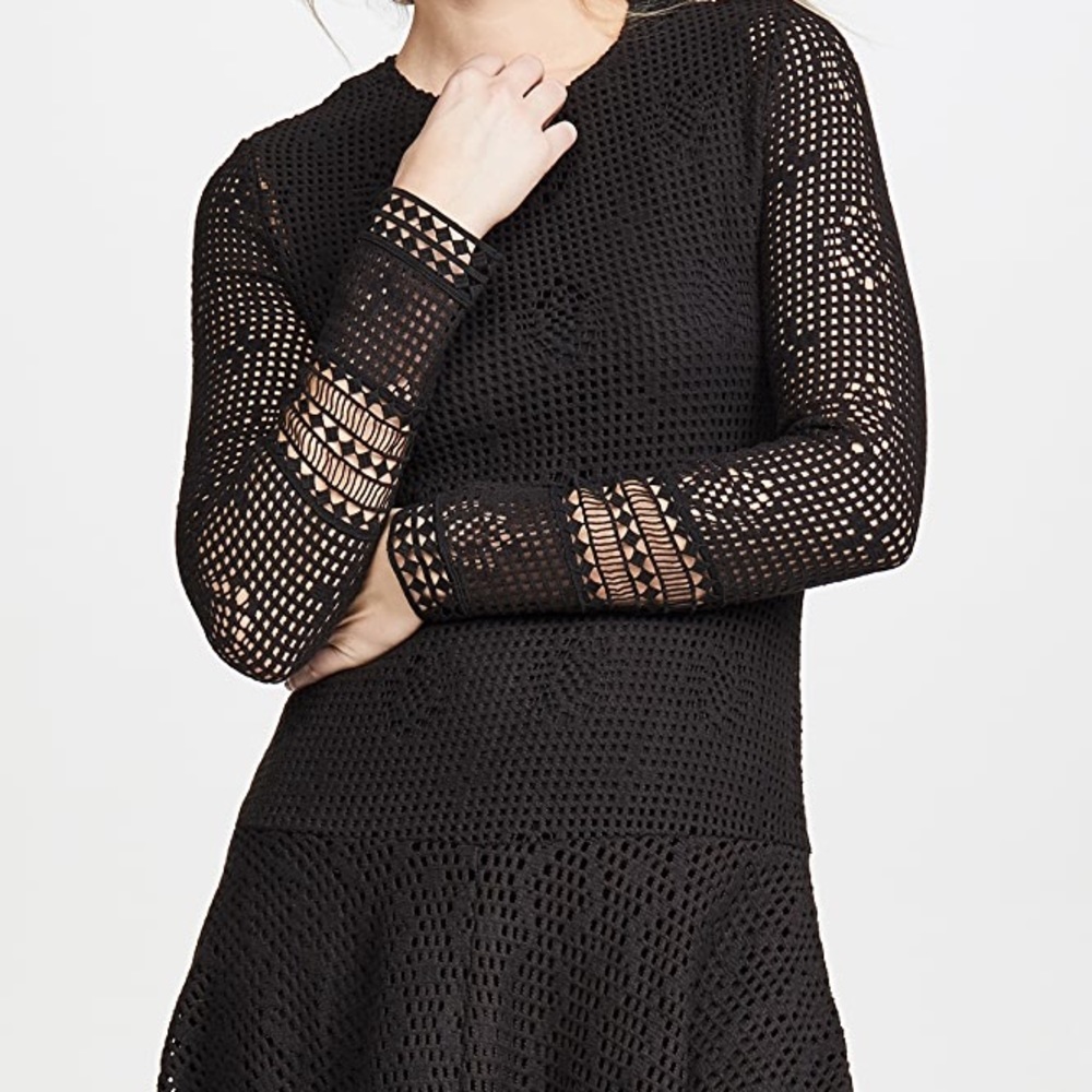 NWT See by Chloe Crochet Asymmetrical Dress - Picture 7 of 16